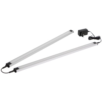 Osvětlení dílenského nábytku PROFI - 2x LED panel 8W s adaptérem a propojkou - LED8WBAL2