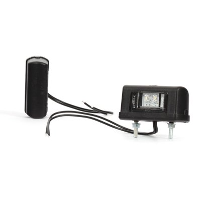 Osvětlení SPZ 12/24V LED - černé, W52