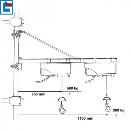 Otočné rameno Typ 1200 - GU01715