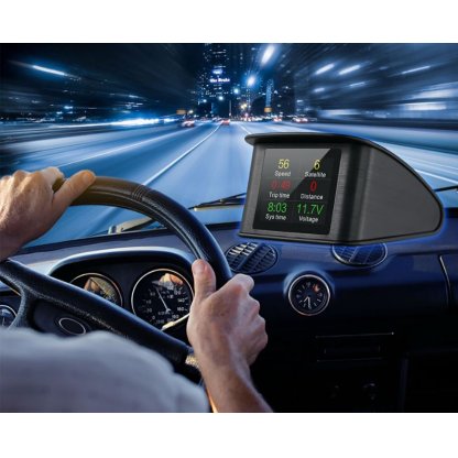 Palubní DISPLEJ 2,6" LCD, GPS měřič rychlosti
