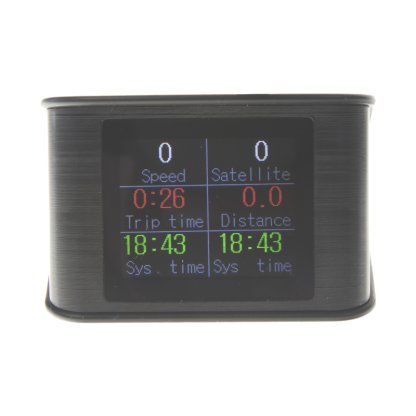 Palubní DISPLEJ 2,6" LCD, GPS měřič rychlosti