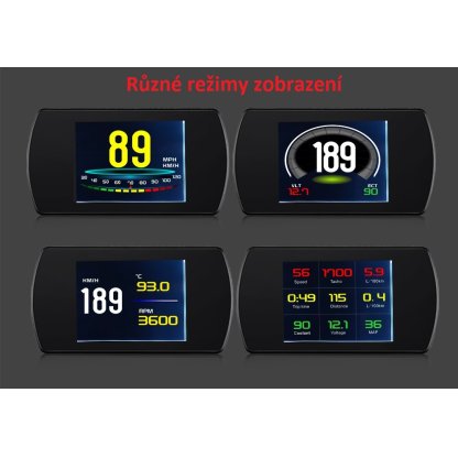Palubní DISPLEJ 3" LCD, OBDII, FULL