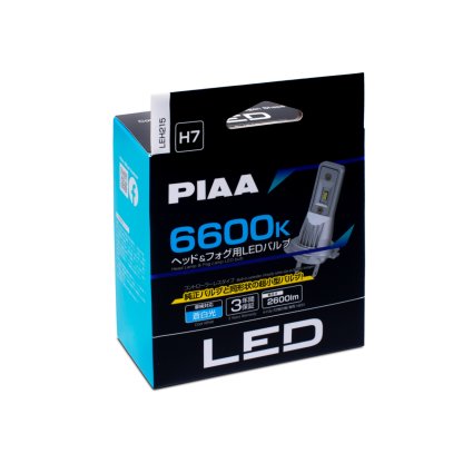 PIAA Gen4 LED autožárovky H7 s teplotou světla 6600K