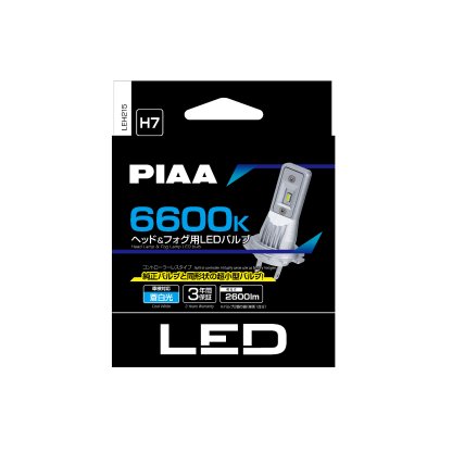 PIAA Gen4 LED autožárovky H7 s teplotou světla 6600K
