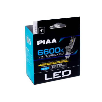 PIAA Gen4 LED náhrady autožárovek H1 s teplotou světla 6600K