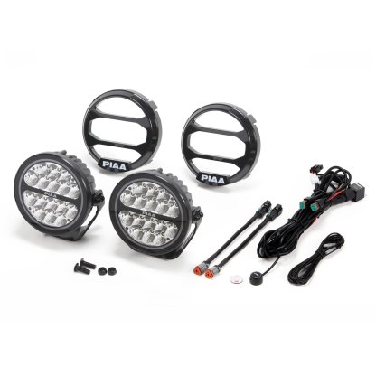 PIAA LPX570 přídavné dálkové kulaté LED světlomety o průměru 184 mm / 7" s funkcí denního svícení, homologace ECE / R10 / RoHS