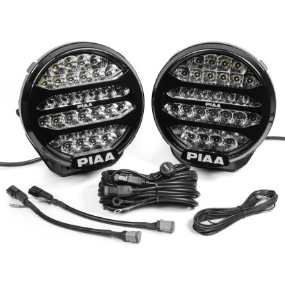 PIAA LPX590 přídavné dálkové kulaté LED světlomety o průměru 234 mm / 9" s funkcí denního svícení, homologace ECE / R10 / RoHS