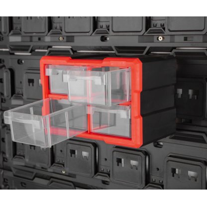 Plastový organizér, 4 boxy - MW7011