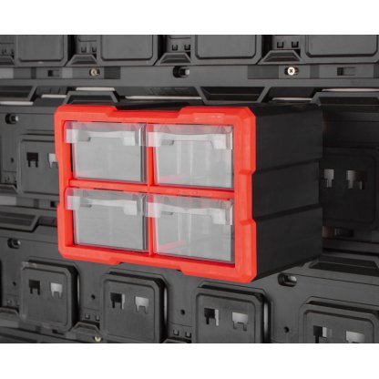 Plastový organizér, 4 boxy - MW7011