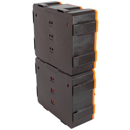 Plastový organizér, 9 uzavíratelných boxů - TC320674