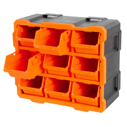 Plastový organizér, 9 zásobníků - TC320676