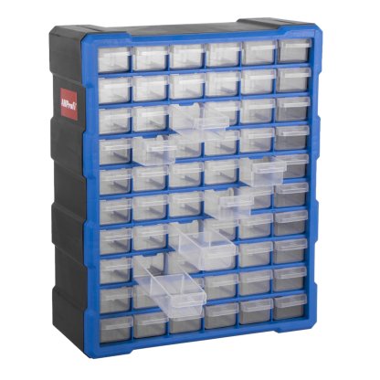 Plastový organizér / box na šroubky, 60 rozdělovníků - MW1505