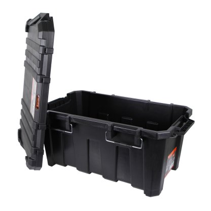 Plastový úložný box s víkem, 850 x 490 x 390 mm, 85 l - TC320506