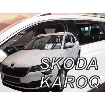 Plexi Škoda Karoq 5dv 2017r přední i zadní (2426)