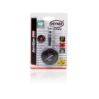 Pneuměřič HEYNER AeroMoment PRO 0-4,5 BAR (dlouhá tyčka), 564200