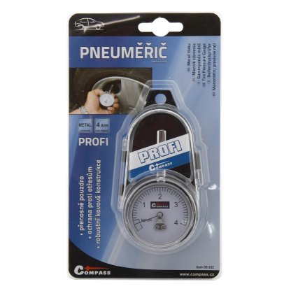 Pneuměřič PROFI 4kg/cm2, 09332