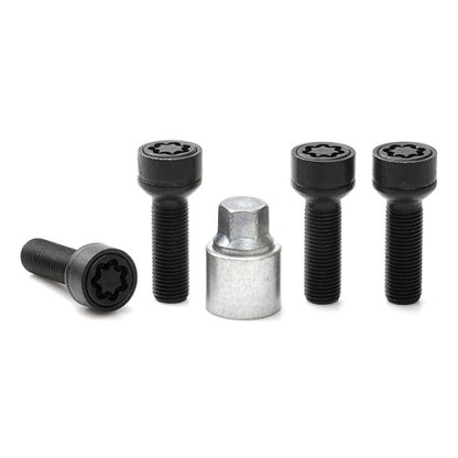 Pojistné šrouby M14x1,5x55 SICUSTAR BVN555R13 (STARLOCK Z8/E BLK) kulová R13, klíč 17