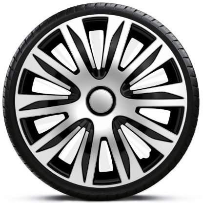 Poklice 13" NARDO SILVER BLACK
