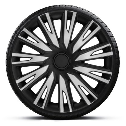 Poklice 14" COPRA SILVER BLACK