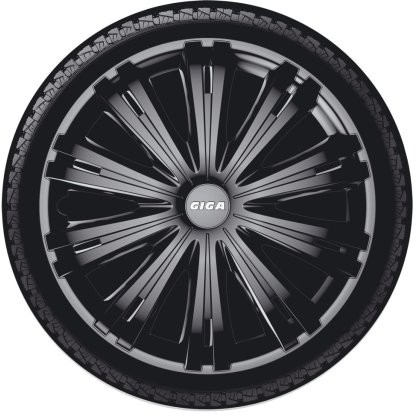 Poklice 14" GIGA BLACK