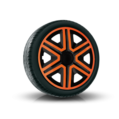 Poklice 15" ACTION doublecolor orange - black