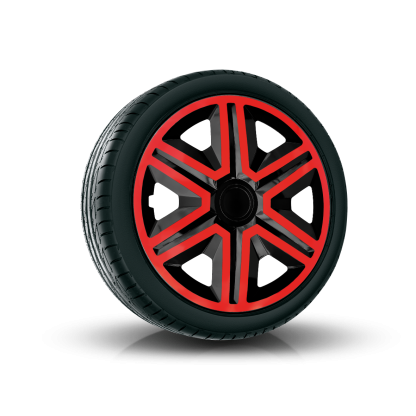 Poklice 15" ACTION doublecolor red - black