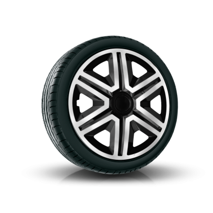 Poklice 15" ACTION doublecolor silver-black