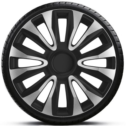 Poklice 15" AVALON CARBON SILVER BLACK