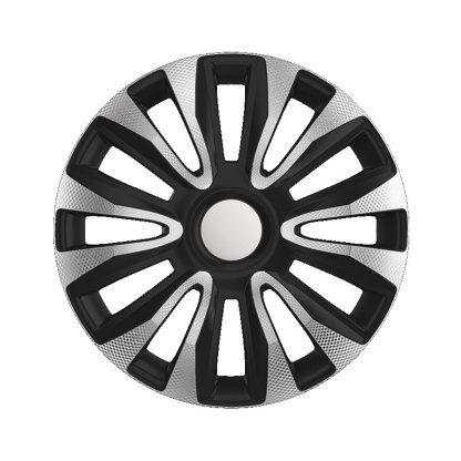 Poklice 15" AVALON CARBON SILVER BLACK