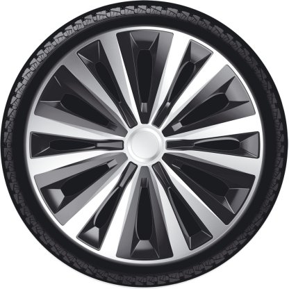 Poklice 15" MULTI SILVER BLACK