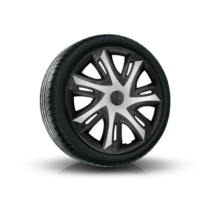 Poklice 15" N-POWER BICOLOR SILVER/BLACK
