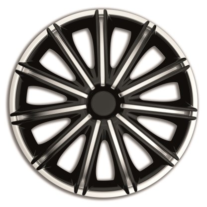 Poklice 15" NERO SILVER BLACK