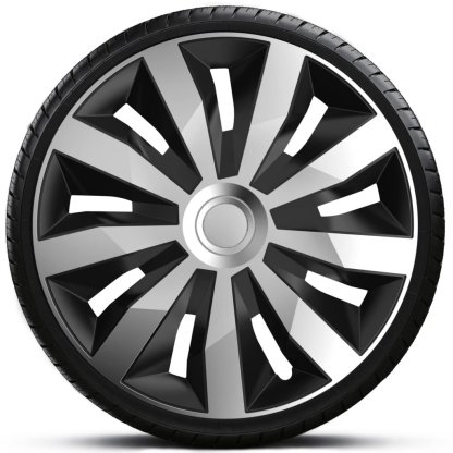 Poklice 15" PENTA SILVER BLACK