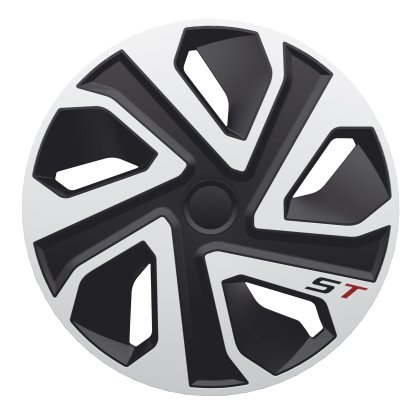 Poklice 15" ST SILVER BLACK