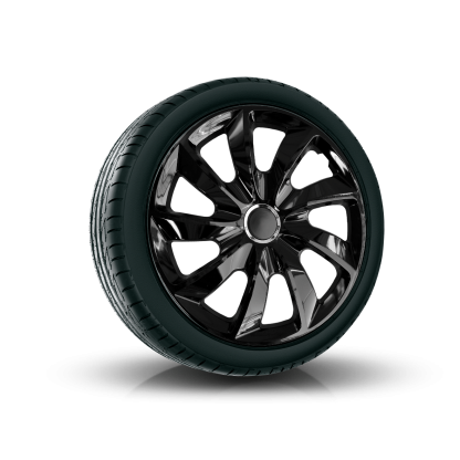 Poklice 15" STIG BLACK lakované