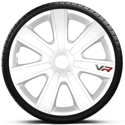 Poklice 15" VR CARBON WHITE
