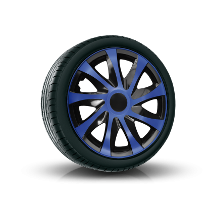 Poklice 16" DRACO CS BLACK-BLUE