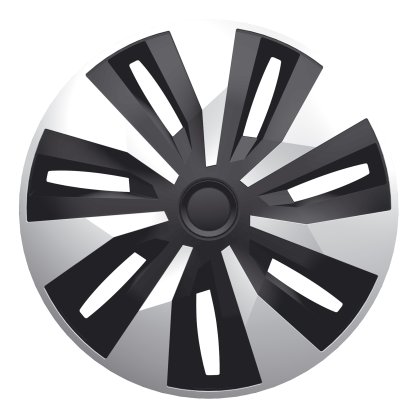 Poklice 16" ORION VAN SILVER BLACK