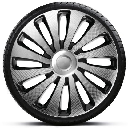 Poklice 16" SEPANG CARBON SILVER/BLACK
