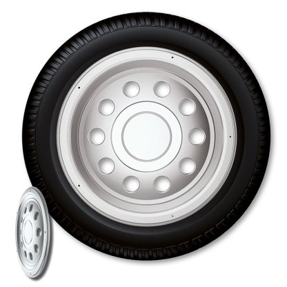 Poklice 22,5" TB01-R TIR zadní 2ks