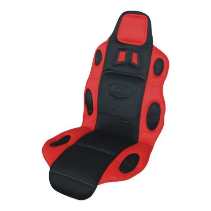 Potah sedadla RACE černo-červený, 31652