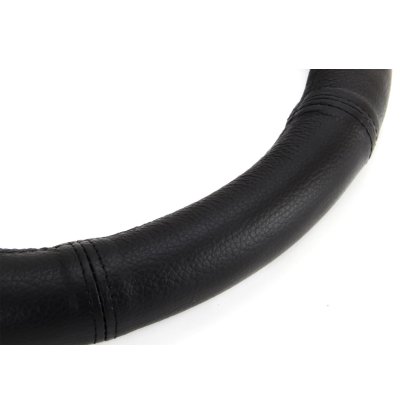 Potah volantu 37-39 cm z pravé kůže černý, 01765