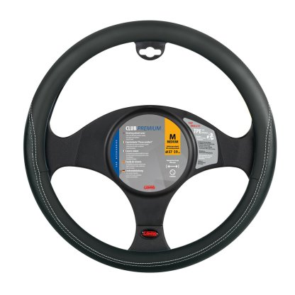 Potah volantu CLUB černý 37-39cm, 33066