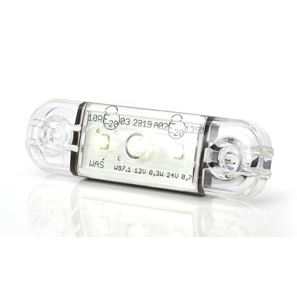 Poziční přední světlo, 12V-24V, LED, W97.1