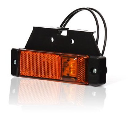 Poziční sdružené boční světlo, 12V-24V, LED, W45