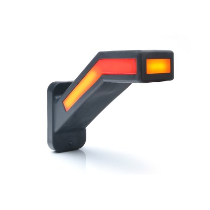 Poziční světlo přední bílé, boční oranžové a zadní červené s blinkrem 12V-24V, LED, IP66