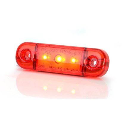 Poziční zadní světlo, 12V-24V, LED, W97.1