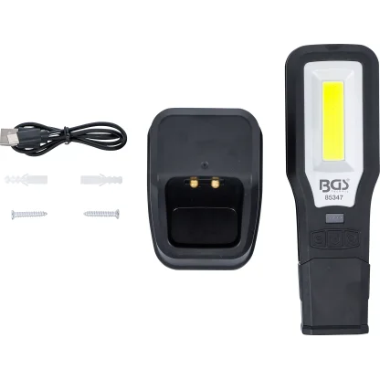 Pracovní COB LED svítilna, sklopná, 10 W - B85347