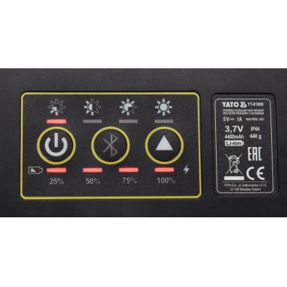 Pracovní lampa s reproduktorem 2 x 15 W - YT-81808