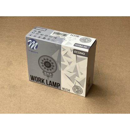 Pracovní světlo kulaté 12-24V, 33x1W HP LED, WLE34